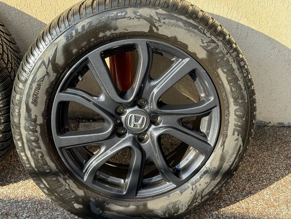 Jante Aliaj+cauciucuri iarna Honda CRV originalen