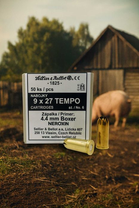 Capse Asomator Sellier & Bellot 9 x 27 mm Negre