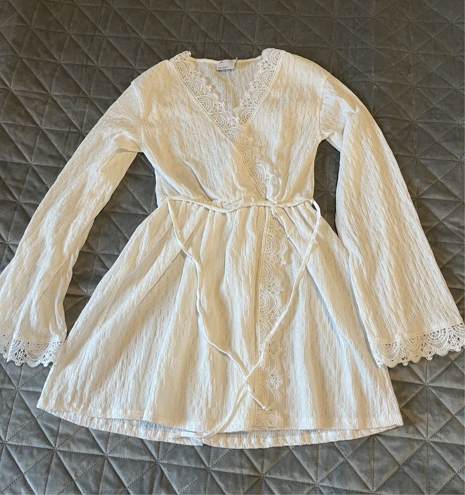Плажно облекло - Бяла рокля Asos