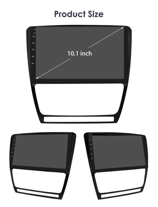 1-8GB Navigatie GPS Android Skoda Octavia 2 Carplay  Auto QLed WIFI