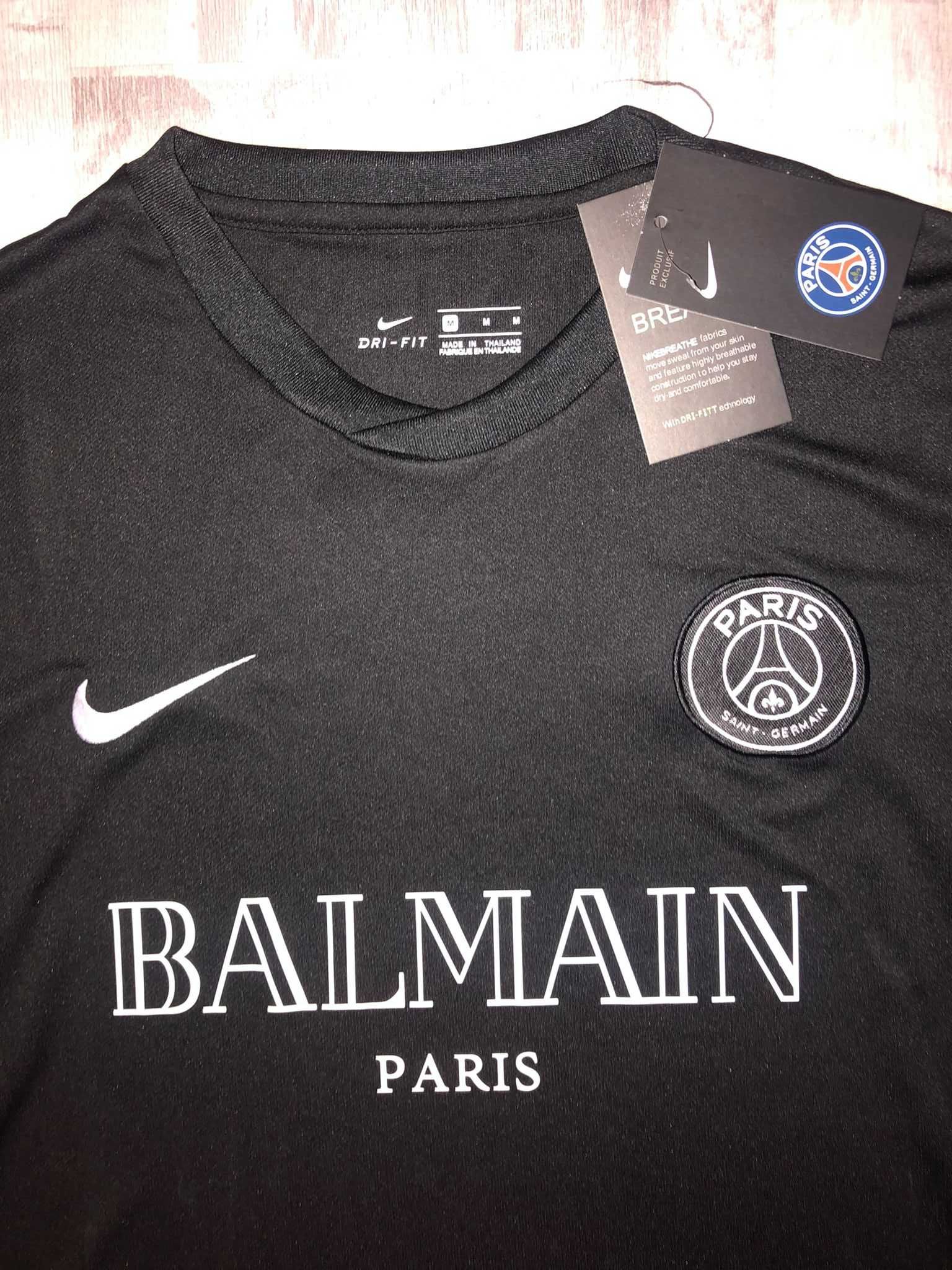 Tricou Paris Saint Germain Nike Balmain