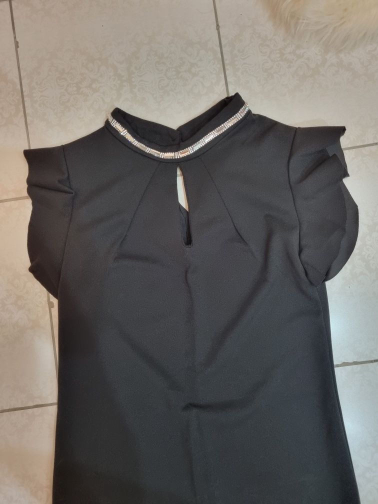 Rochie cu paiete la gat sexy