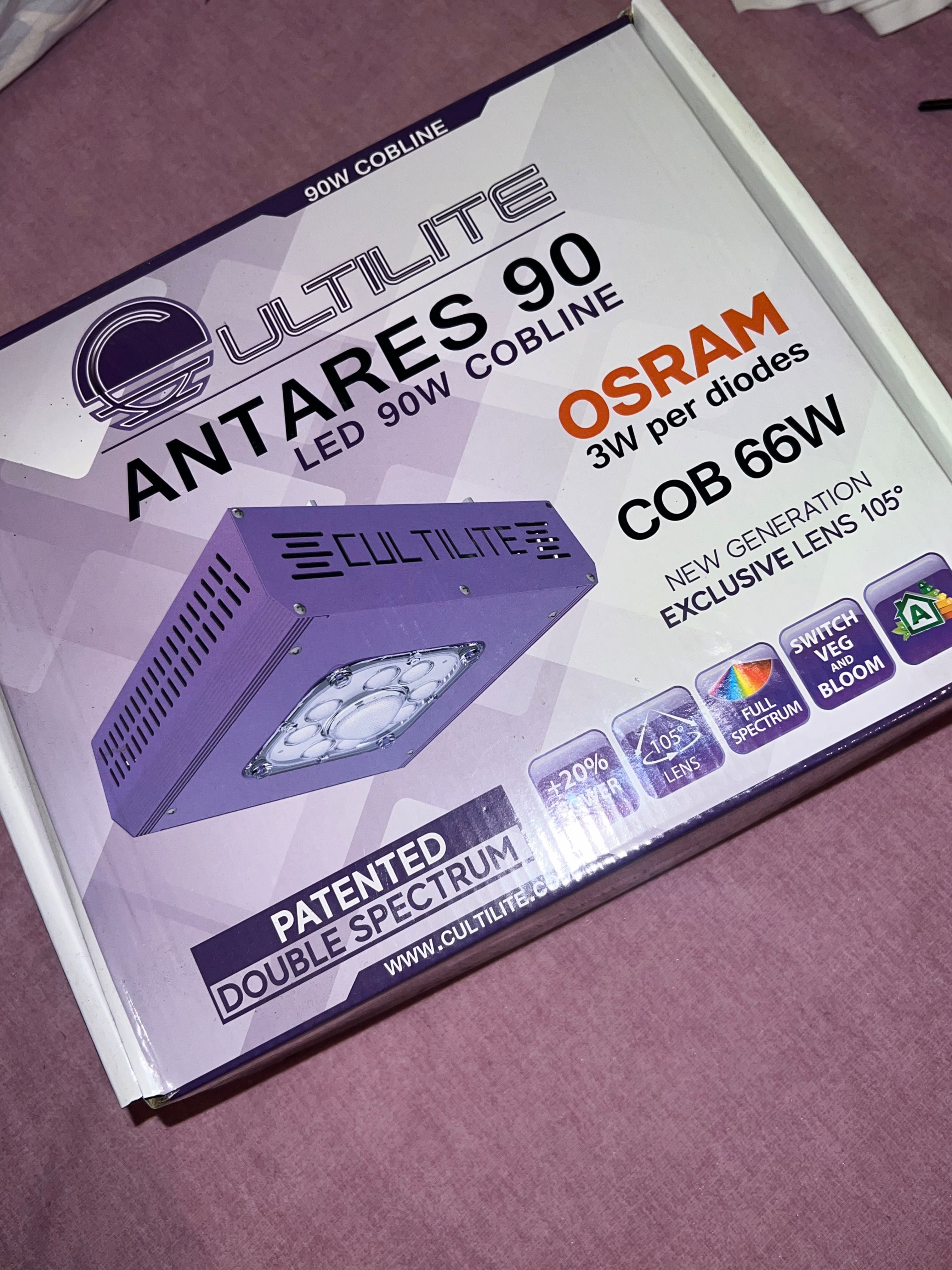 НОВО Лед лампа за растения Cultilite Led Antares 90W - Full Spectrum