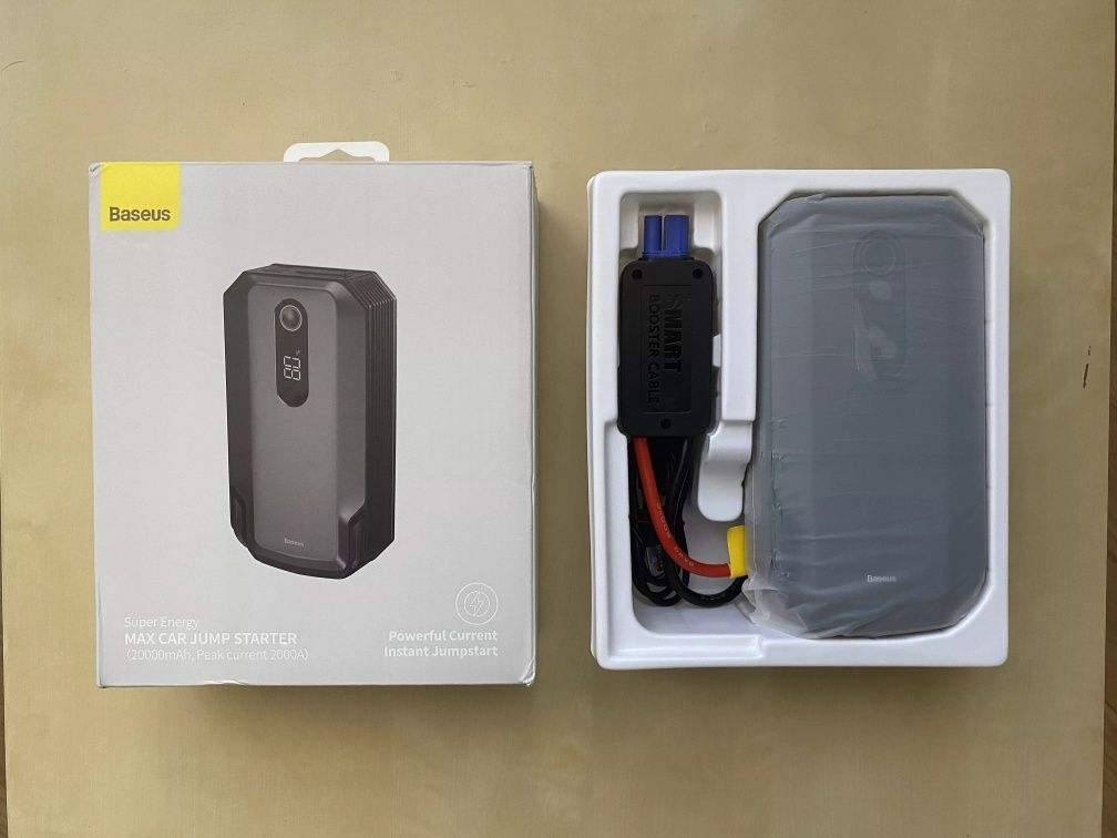 Baseus Jump Starter Аварийный пускач АКБ бустер пусковое устройство