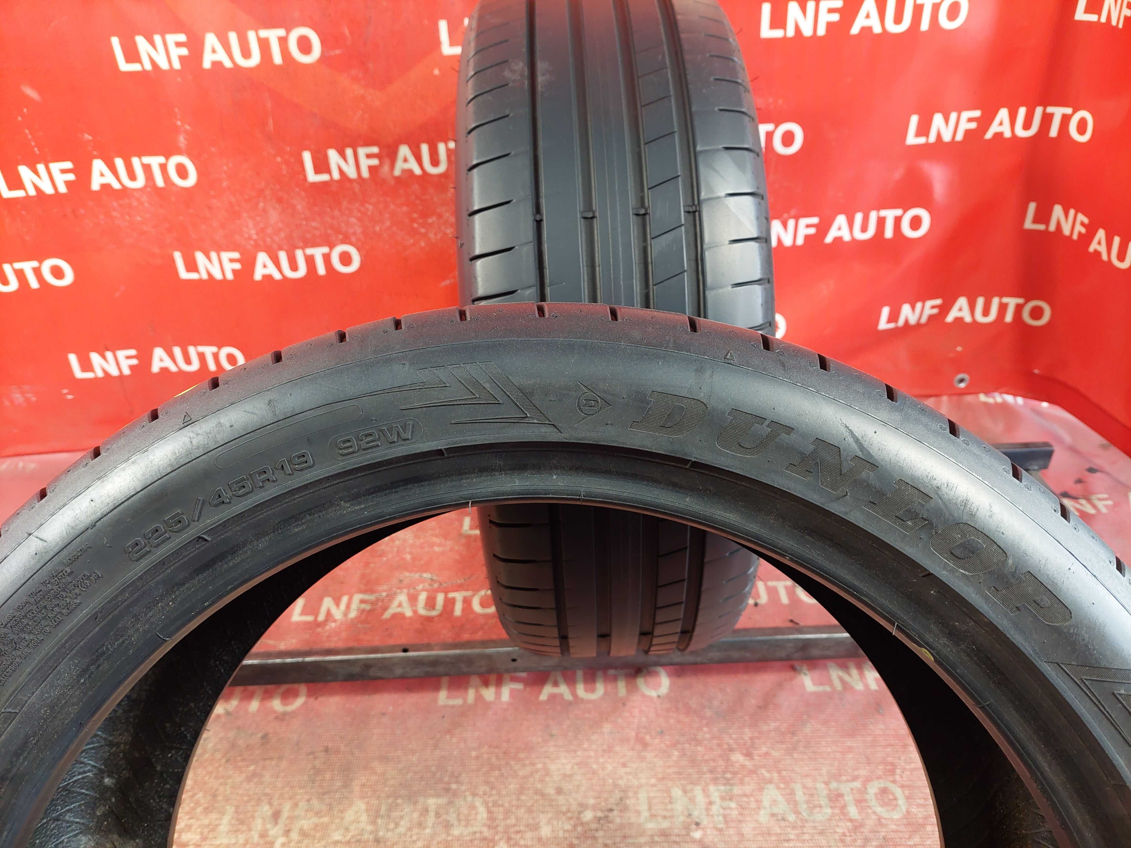 Anvelope de VARA - 225/45/19 - DUNLOP - 7 MM - DOT 4919 RFT !