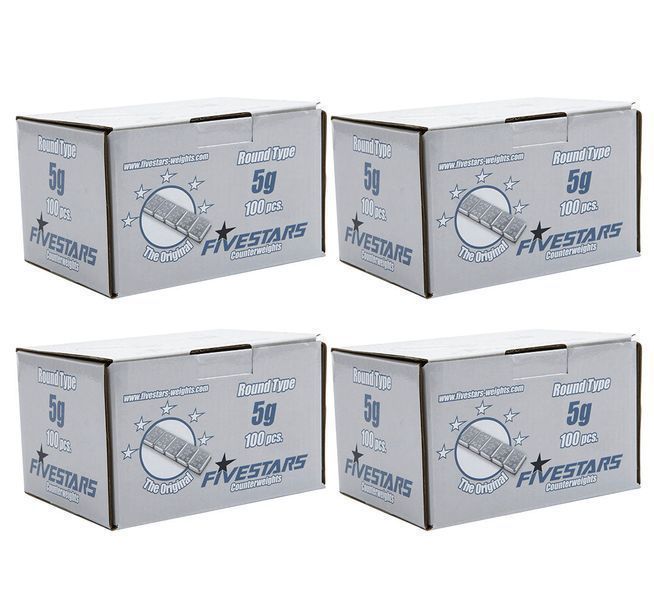 Комплект противотежести 5 гр. 400 ленти, 12 бр. на лента, 25 кг fivest