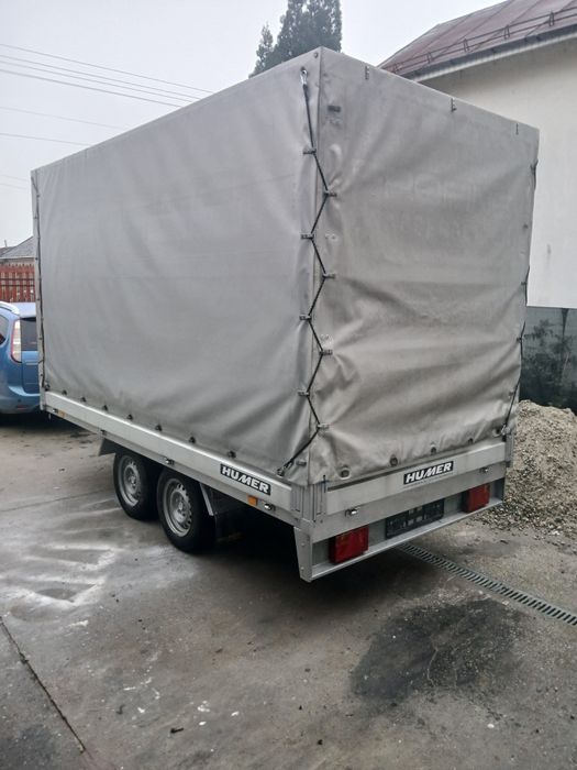 Remorca auto axa dubla humer