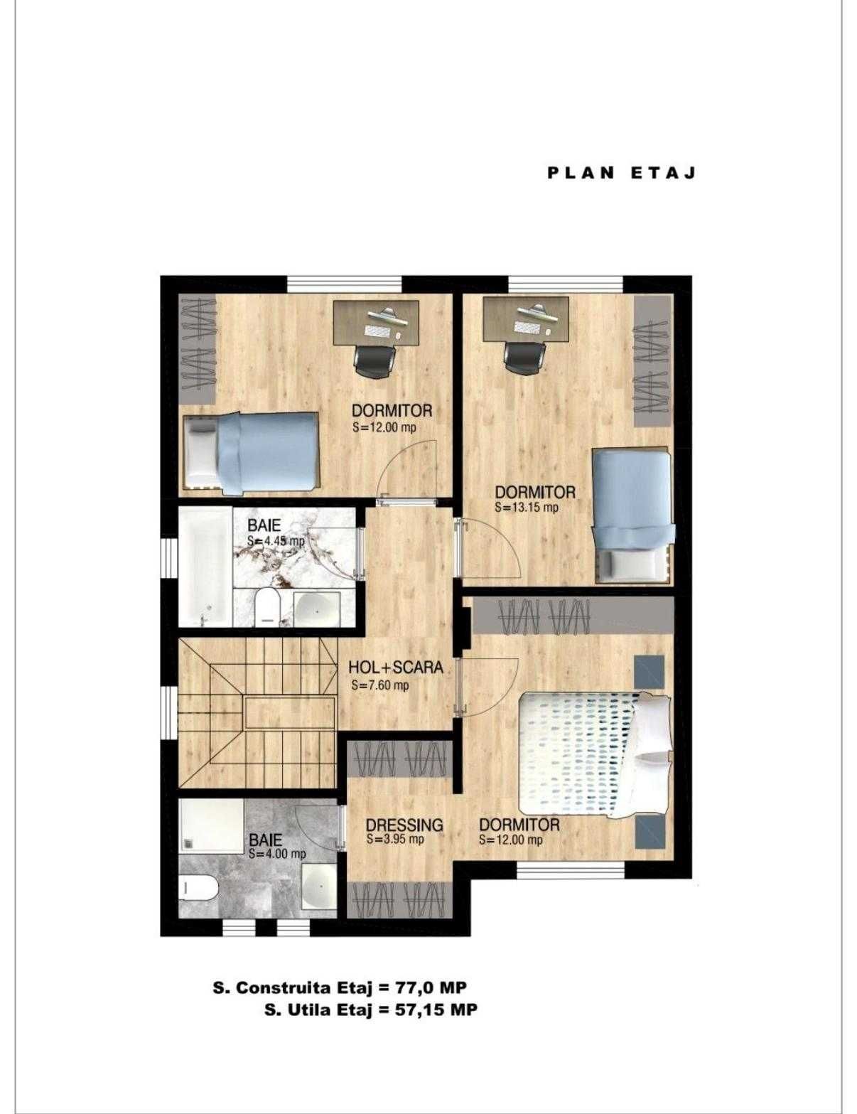 Vila individuala Safirului - 400mp