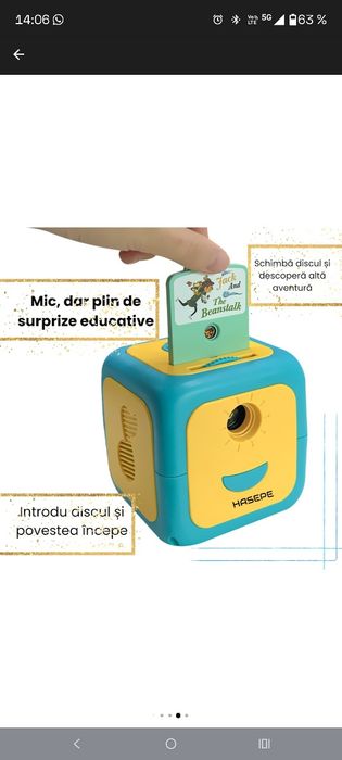 Proiector cu povesti