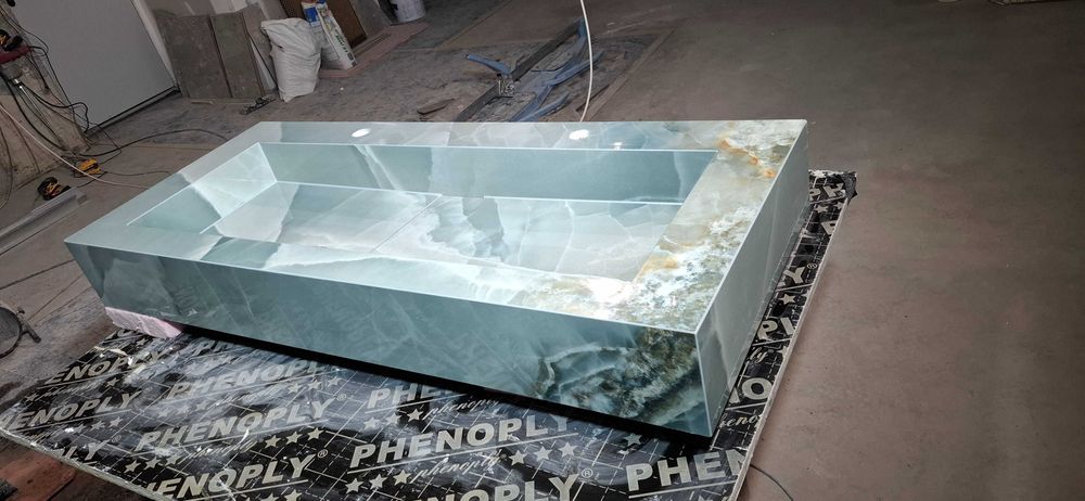 Мивка от плочка гранитогрес