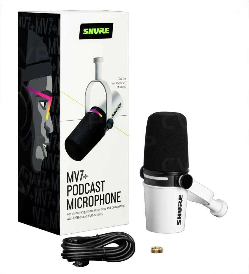 Аренда Микрофона Shure MV7 USB для подкастов