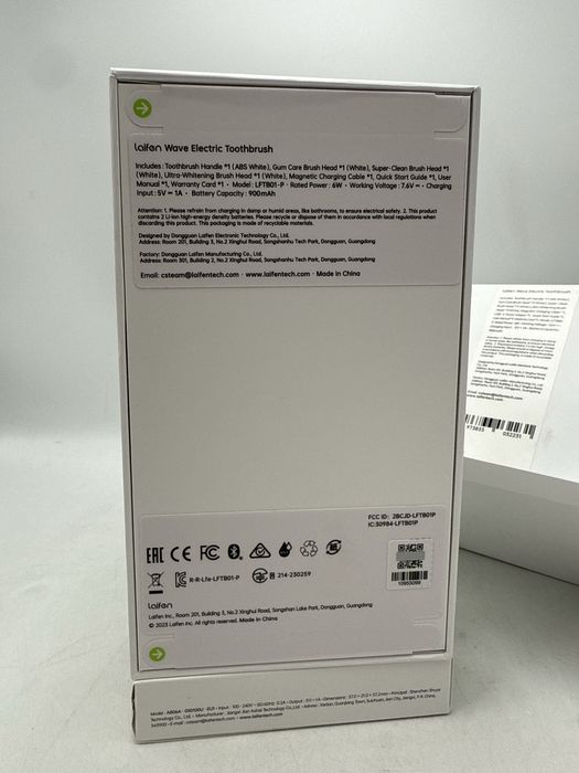 Periuta de Dinti Laifen Cu acumulator Culoare alba Sigilata G1