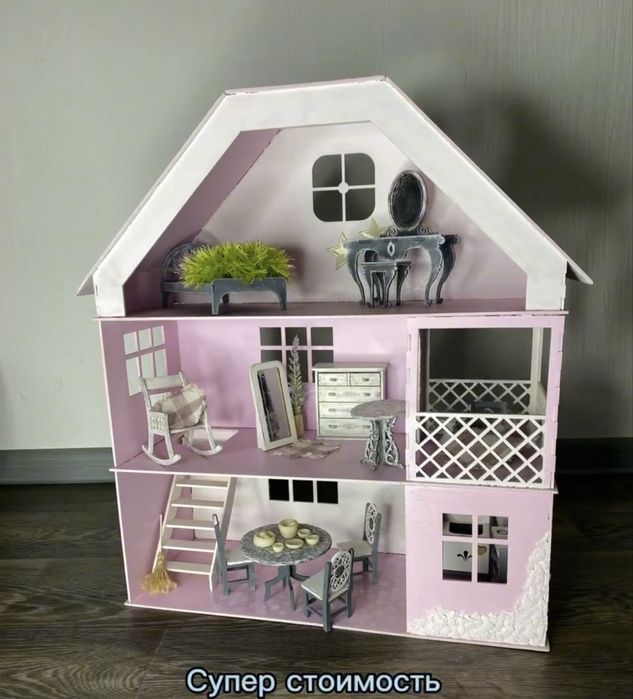 Авторский  домик Дизайнерский Сделанный в ручную из берёзы