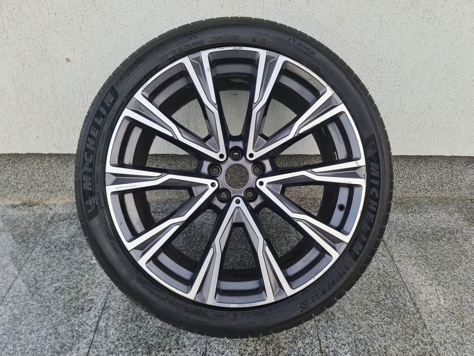 1buc janta fata BMW X7 G07 22 Individual 8074222 style 758 M Michelin