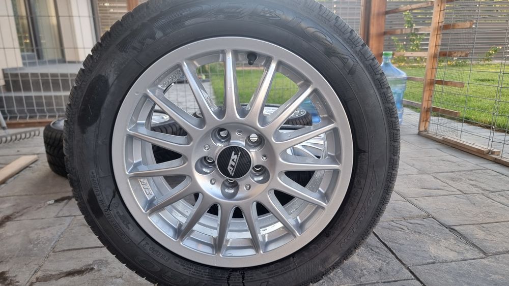 Jante ATS aproape noi + cauciucuri iarnă Debica DOT 2025 – 5x100