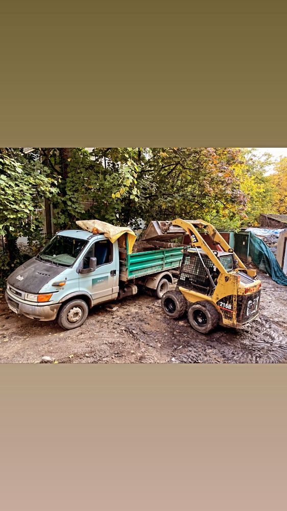 Ridic moloz cu Bobcat, cu camioneta de 6mc 18 mc!Cele mai bune preturi