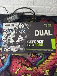 GTX 1060 6gb Asus DUAL Игровая Видеокарта Nvidia Geforce