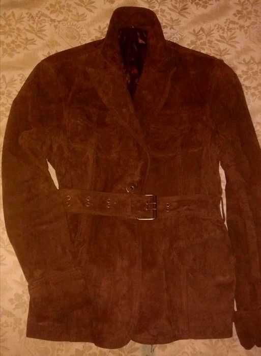 Cojoc / Geaca de piele naturala matlasata originala Woolrich