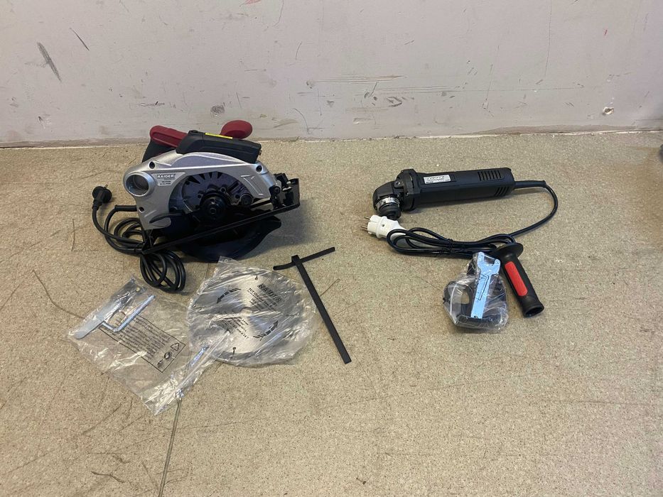 Ъглошлайф 125mm 750W /Циркуляр ръчен ø190mm 1500W лазер/	Термо нож