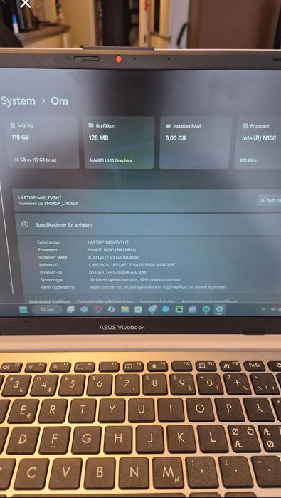 ASUS Vivobook Go 8GB/128GB