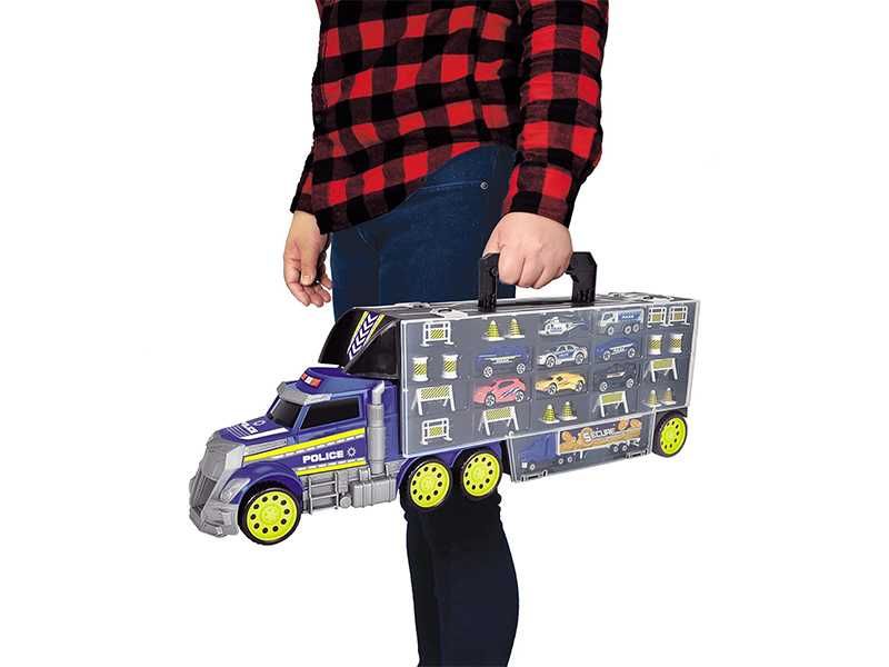 НОВ! Полицейски камион с рампа Dickie Toys голям