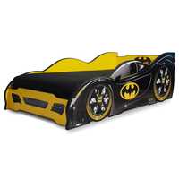 Pat masina Bat Man 2-12 ani + saltea Norisor Deluxe