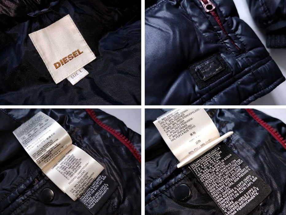 DIESEL Down Mens Jacket - M - оригинално мъжко яке с гъши пух