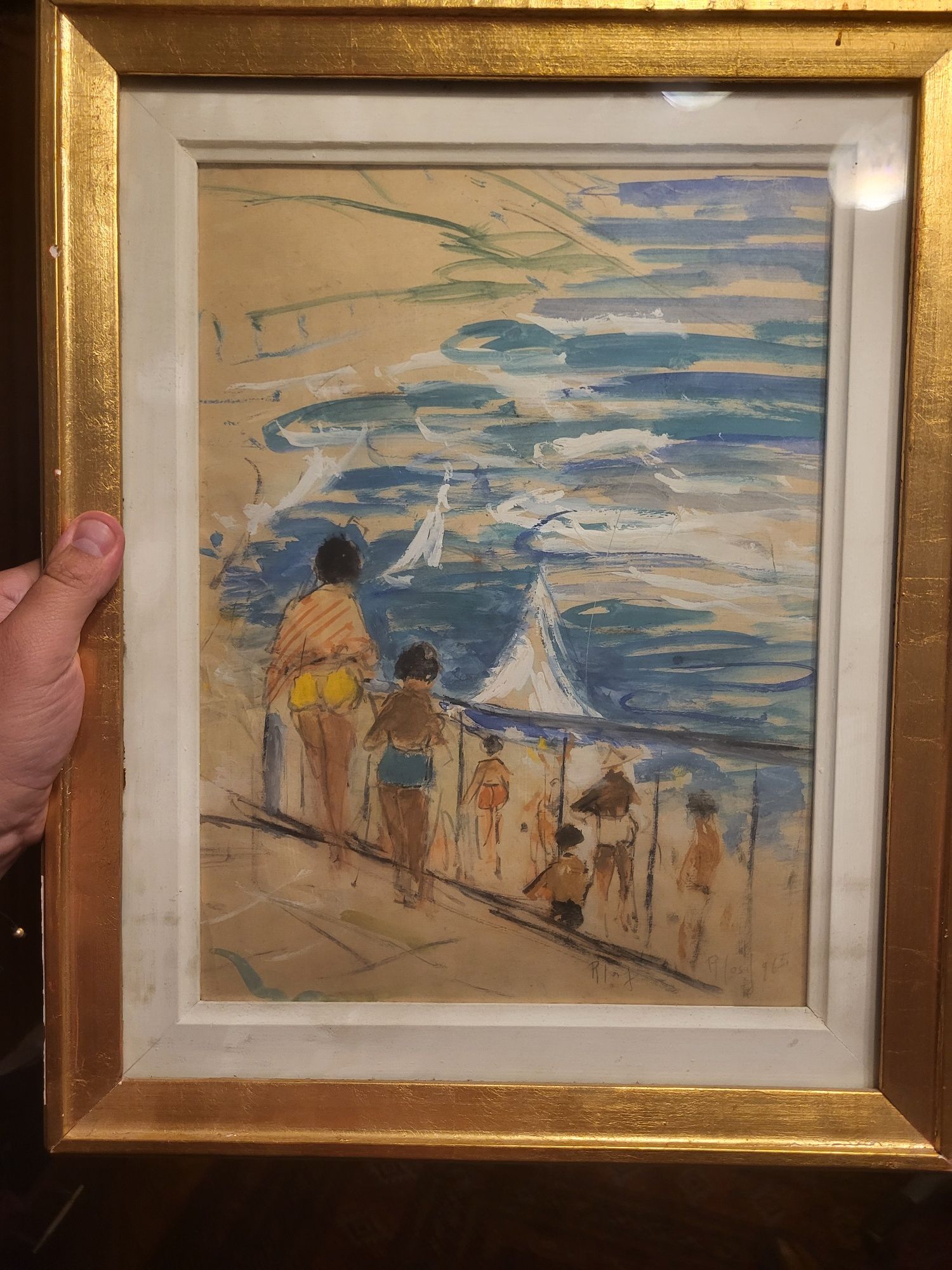 Pictura semnată Iosif Rosemblut