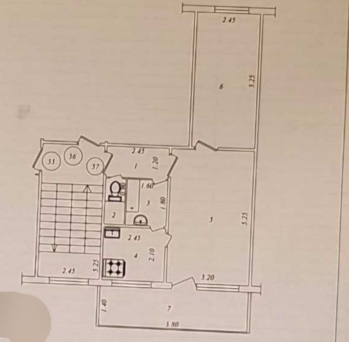 Код 818 Срочно продам 2/3/4 ком квартиру куйлюк 3