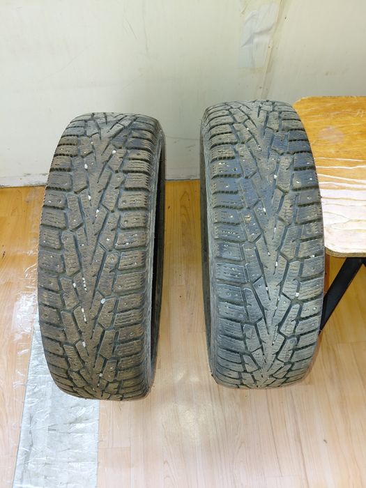 Резина зимняя шипованная