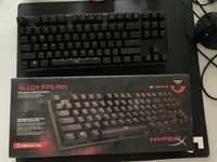 Механична геймърска клавиатура Hyperx alloy fps pro cherry mx red