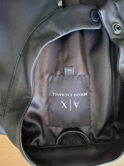 Кожено яке Armani Exchange