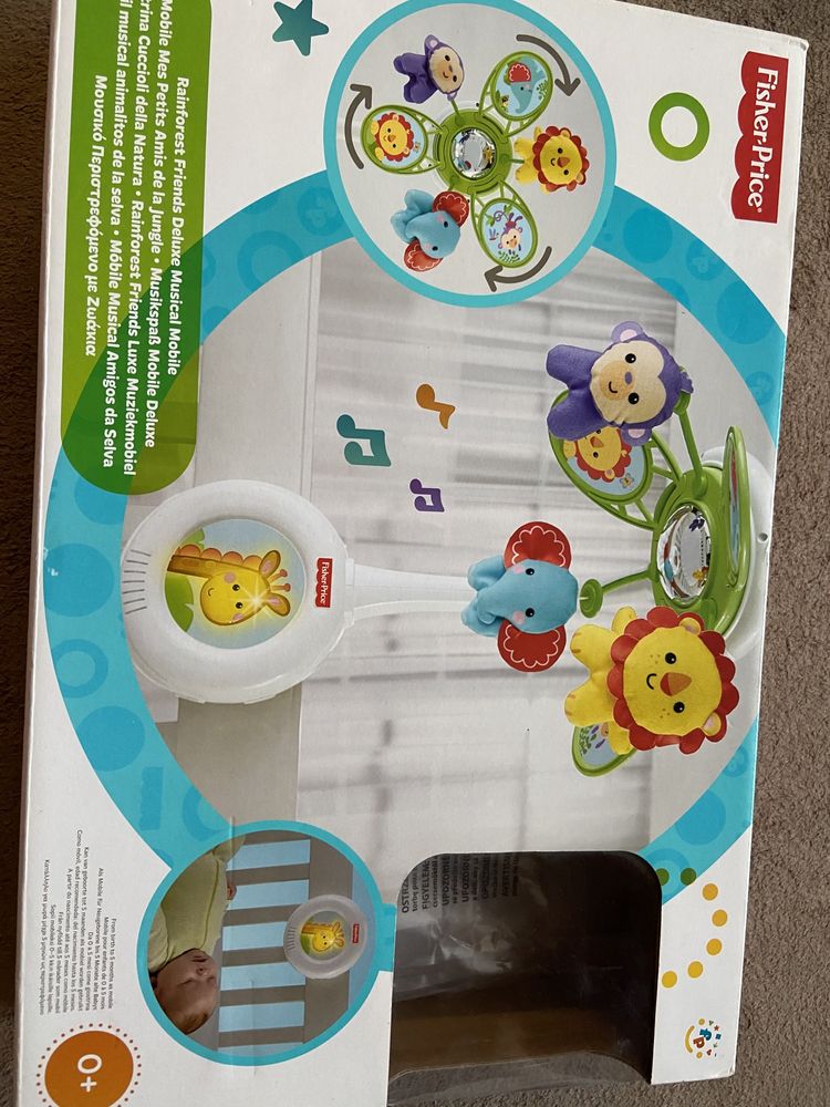 Музикална въртележка за легло Fisher price