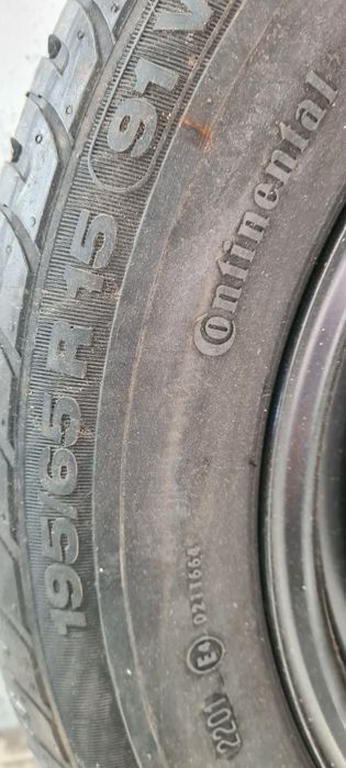 Нова резервна джанта 15 5х100 с гума 195 65 15