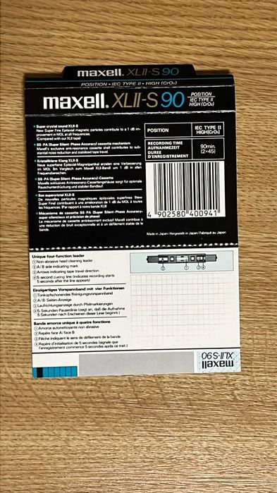 Casete audio CrO2 Tape : Sony, Philips, TDK, Maxell