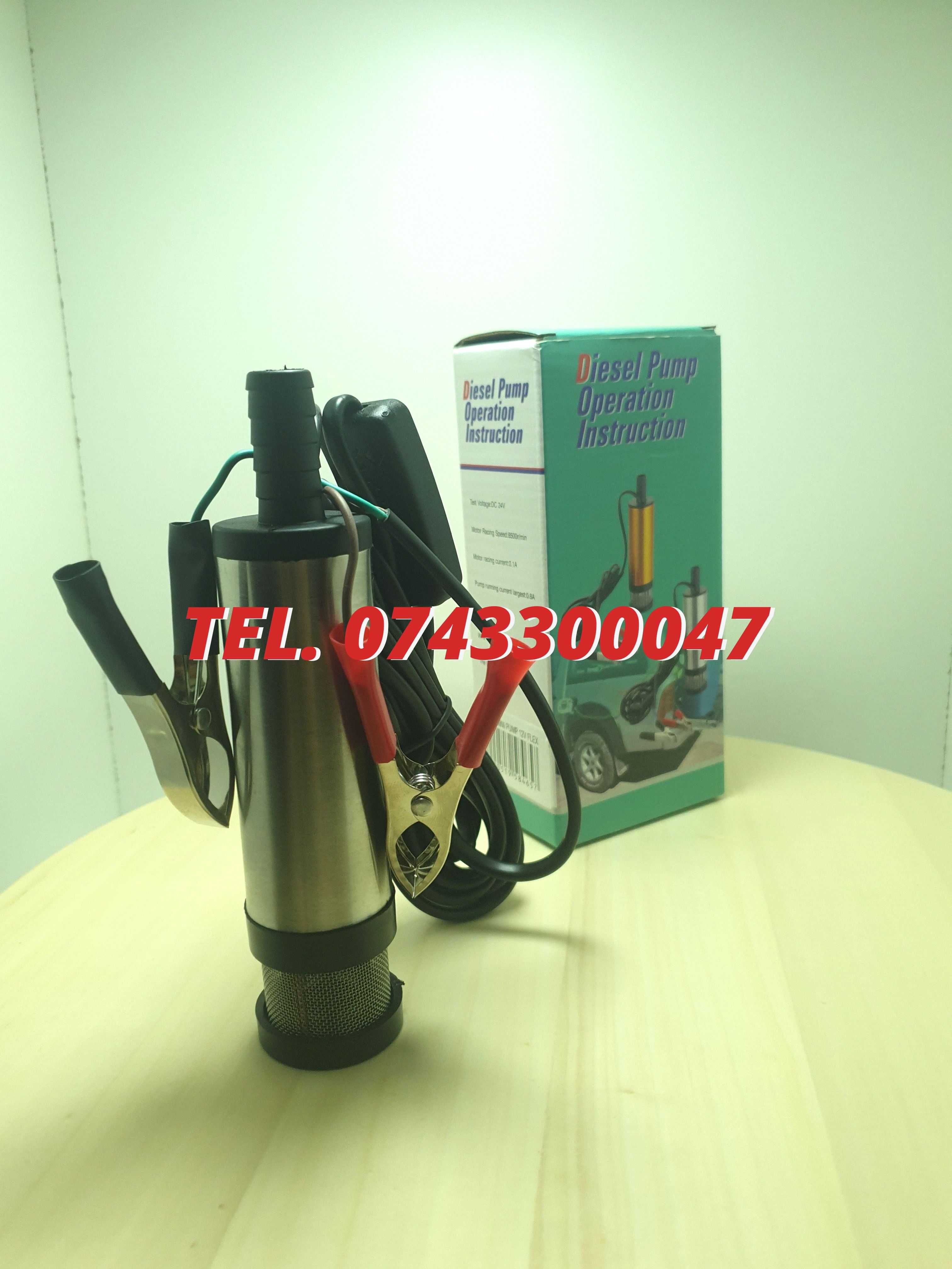 Pompa Submersibila 12v Evacuare Apa Barci 38mm 12 Litri Per Minut