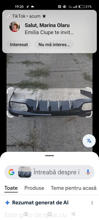 Bară spate Mercedes