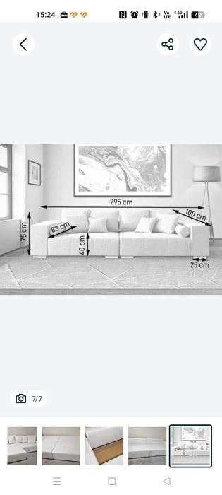 Vând canapea extensibila cu lada