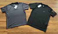Мъжка тениска Nike в сиво и черно,дишаща материя