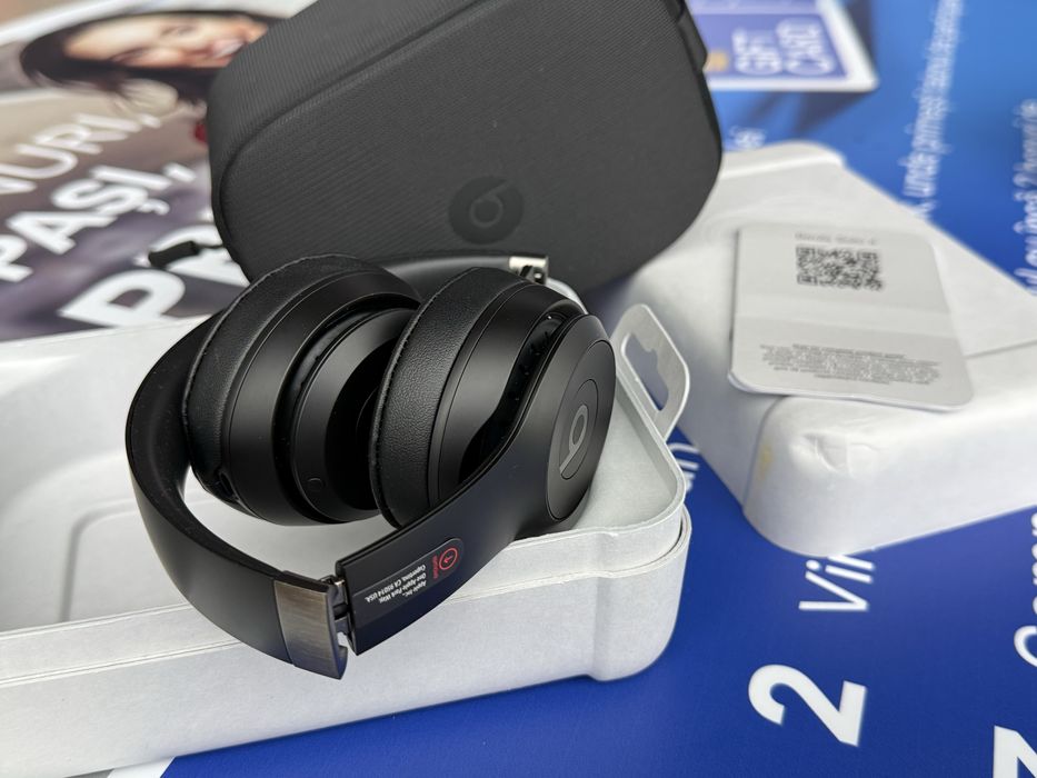 Casti On-Ear Beats Solo 4 Black Matte-Noi-Full Box-Bluetooth-Wireless