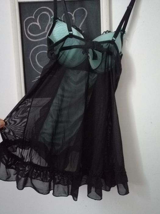 Furou rochie lenjerie noapte sexy dantela meagra dama marimea S-M