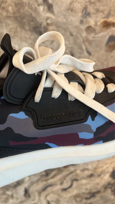 Dsquared2 camo print sneakers / 42