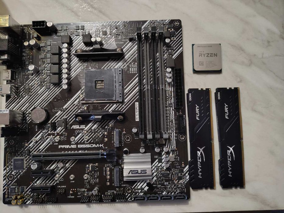 Комплект Ryzen 7 3700X/ASUS B550M-K/16GB DDR4 3200