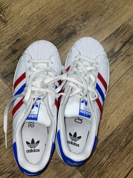 adidas Sneakers Superstar J FW5851 Alb marimea 35