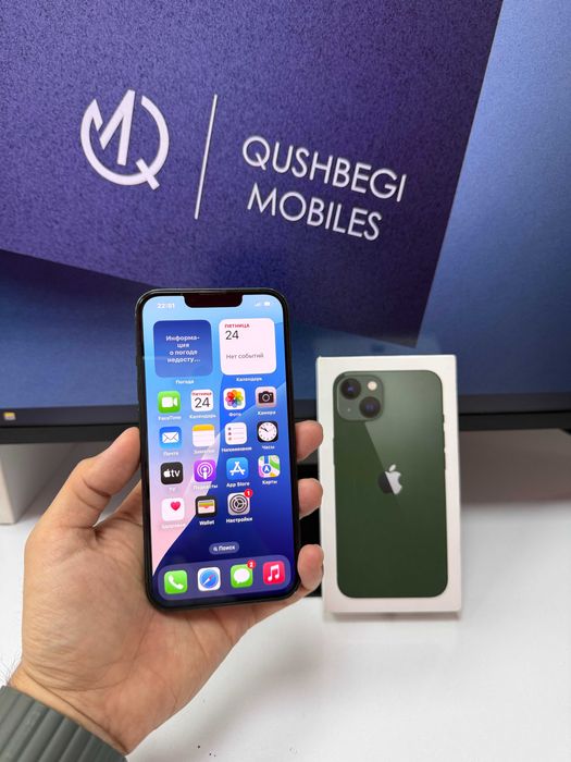 Srochno! iPhone 13 128GB Green Karobkasi bor! Aybi yo`q