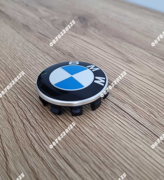 Капачки за джанти на БМВ / BMW 56мм Бяло-сини Класически