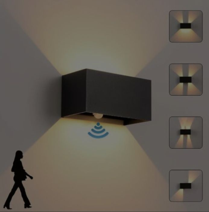 Aplica de perete cu senzor de miscare 24W