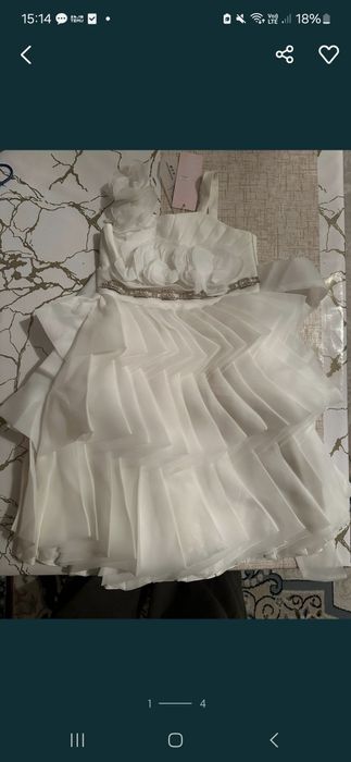 ПРОКАТ 4000! Праздничное, на новый год, платье для девочек. С бирками