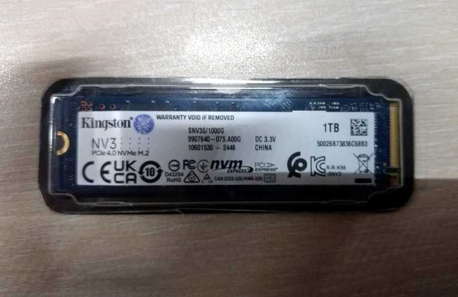 Оригинален нов Kingston NV3 1TB NVME SSD Gen4 x4