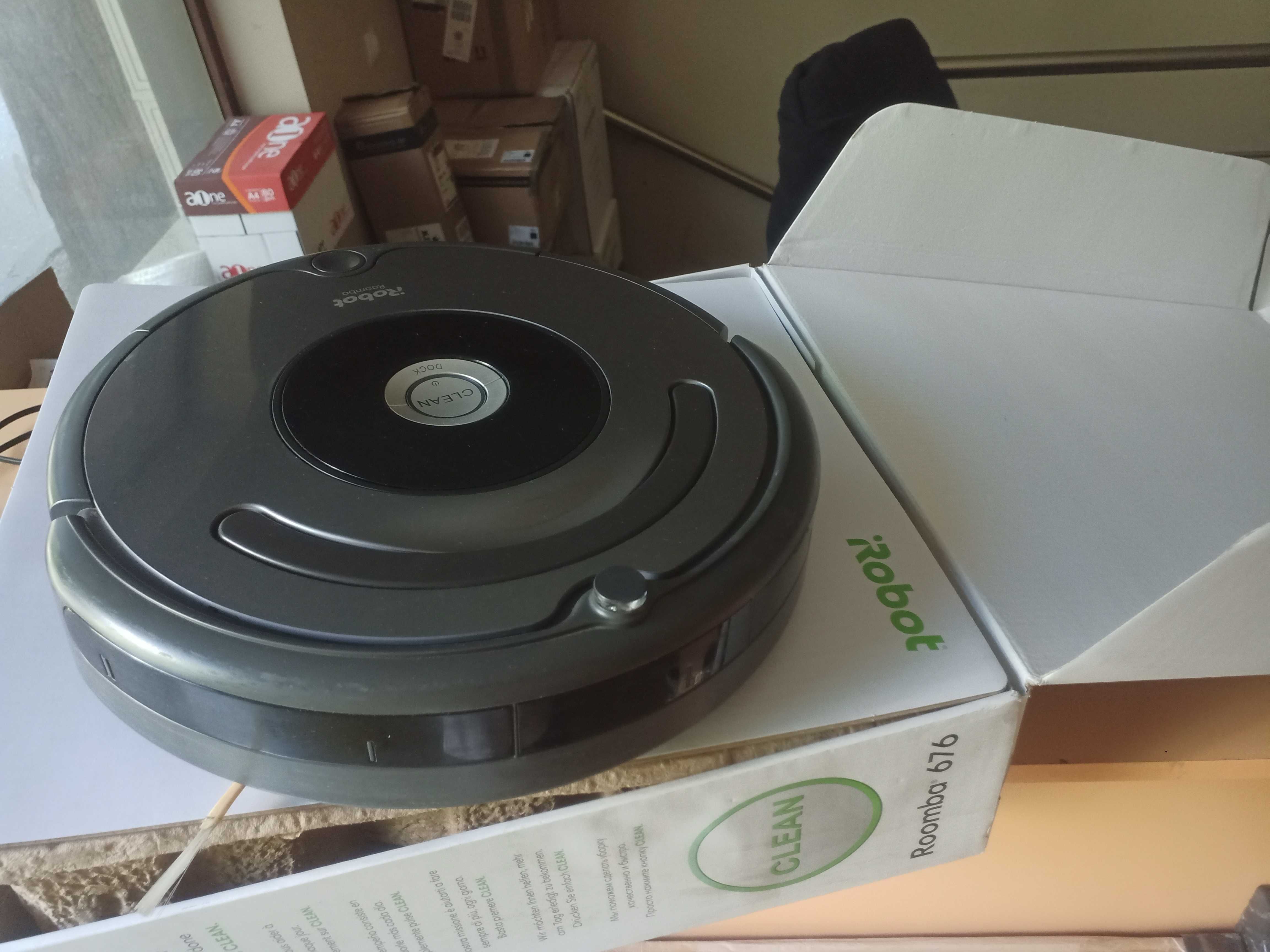 Робот прахосмукачка  с wi-fi iRobot Roomba 676